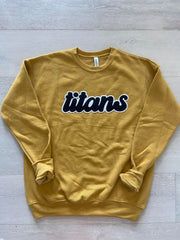 TITANS - GOLD FLEECE SPONGE CREW