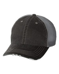 GREY TRUCKER HAT