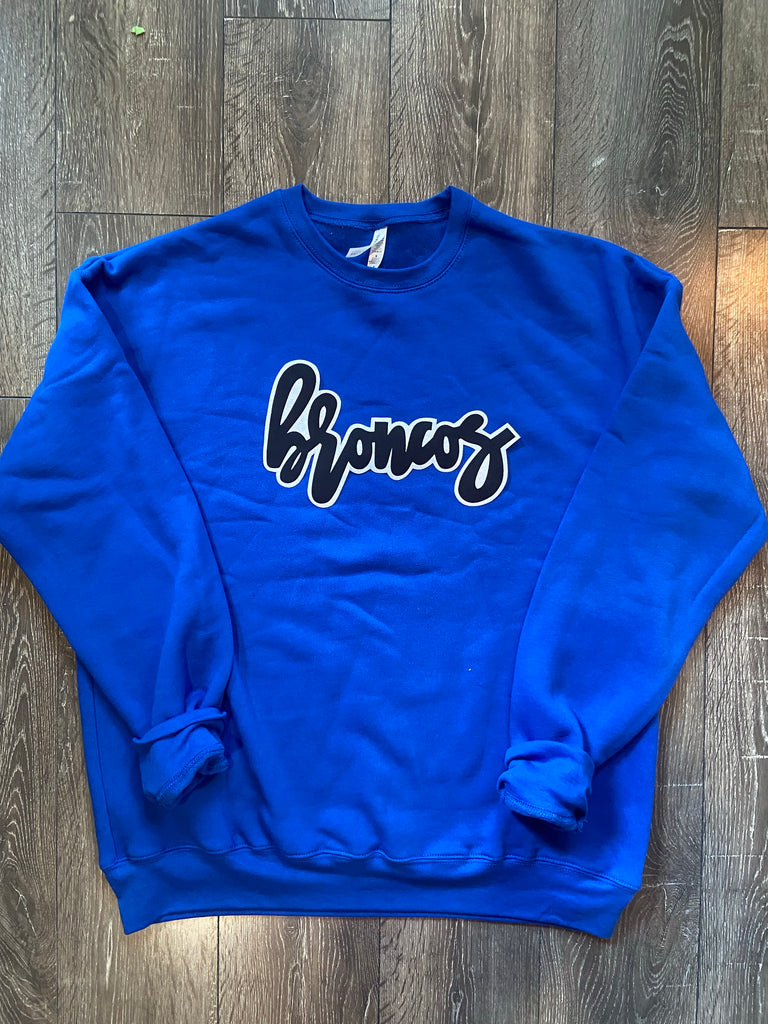 BRONCOS - BLUE SPONGE CREW