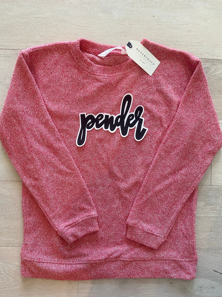 PENDER - RED COZY CREW