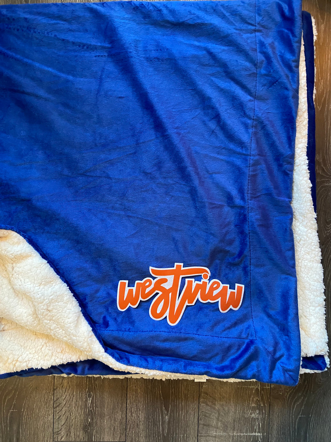 WESTVIEW - BLUE SHERPA BLANKET