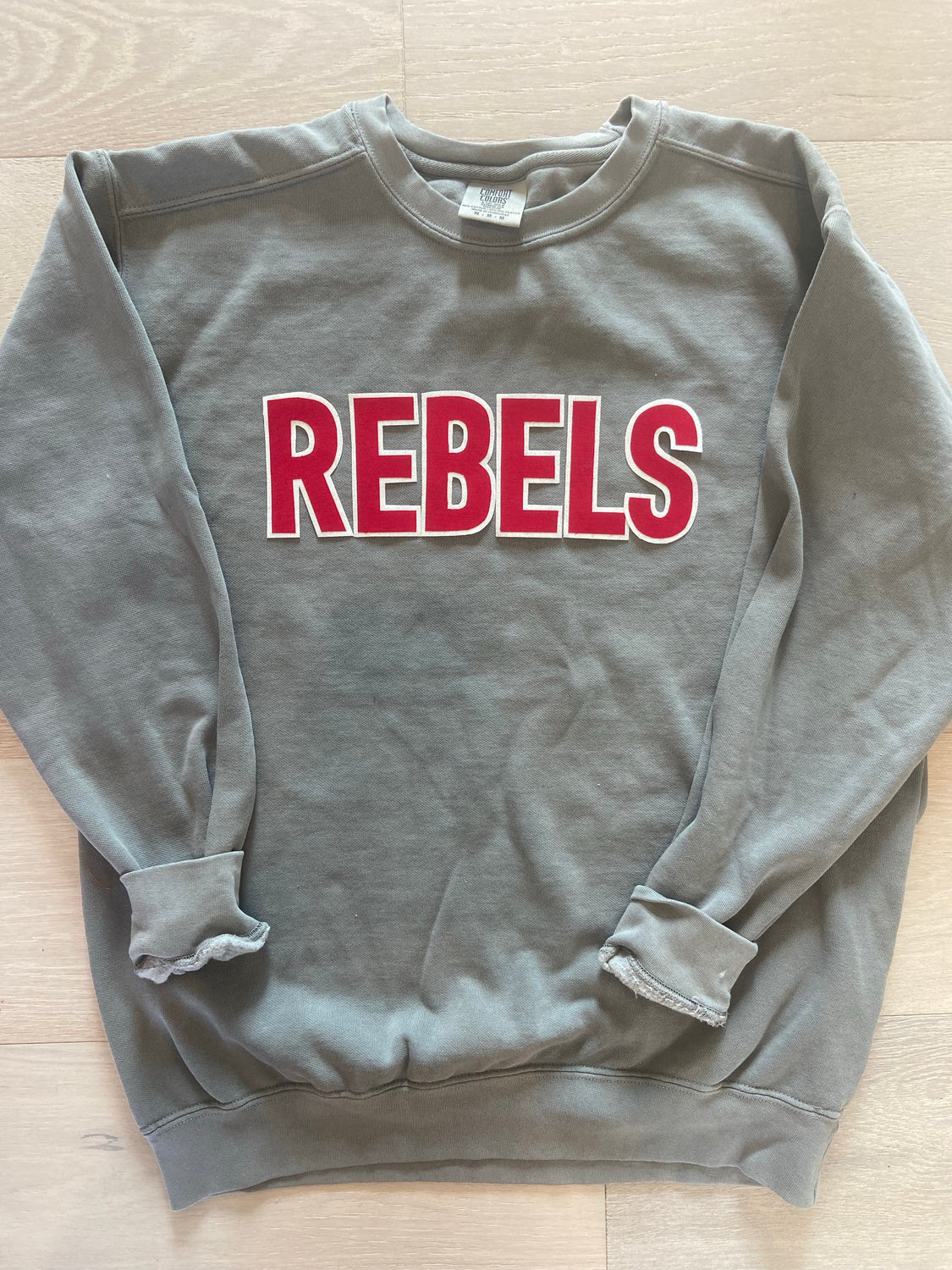 BLOCK REBELS - GREY COMFORT COLORS CREW