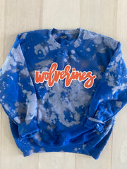 WOLVERIES - BLUE DYED CREW
