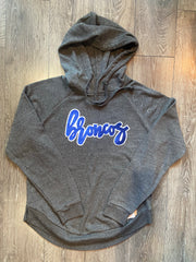 BRONCOS - GREY ANGEL FLEECE HOODIE
