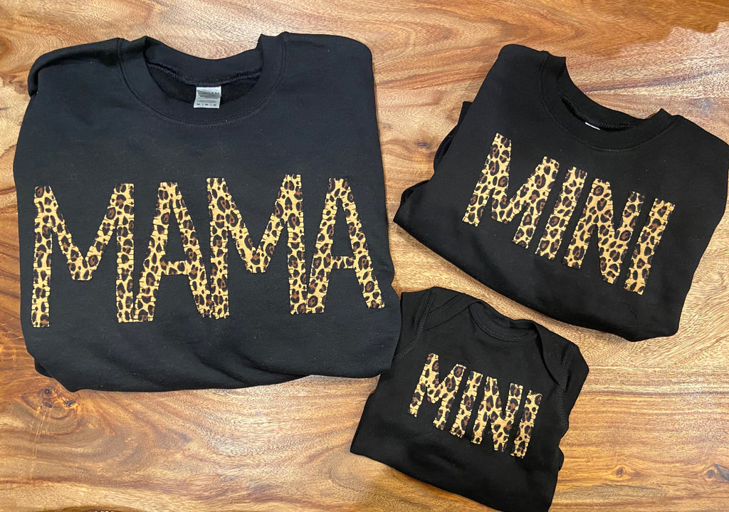 CHEETAH MAMA/ MINI MATCHING SHIRTS