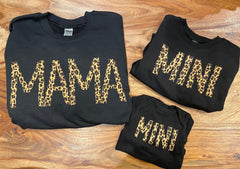 CHEETAH MAMA/ MINI MATCHING SHIRTS
