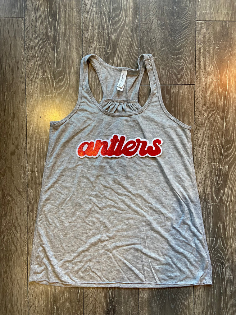 ANTLERS - GREY RACERBACK TANK