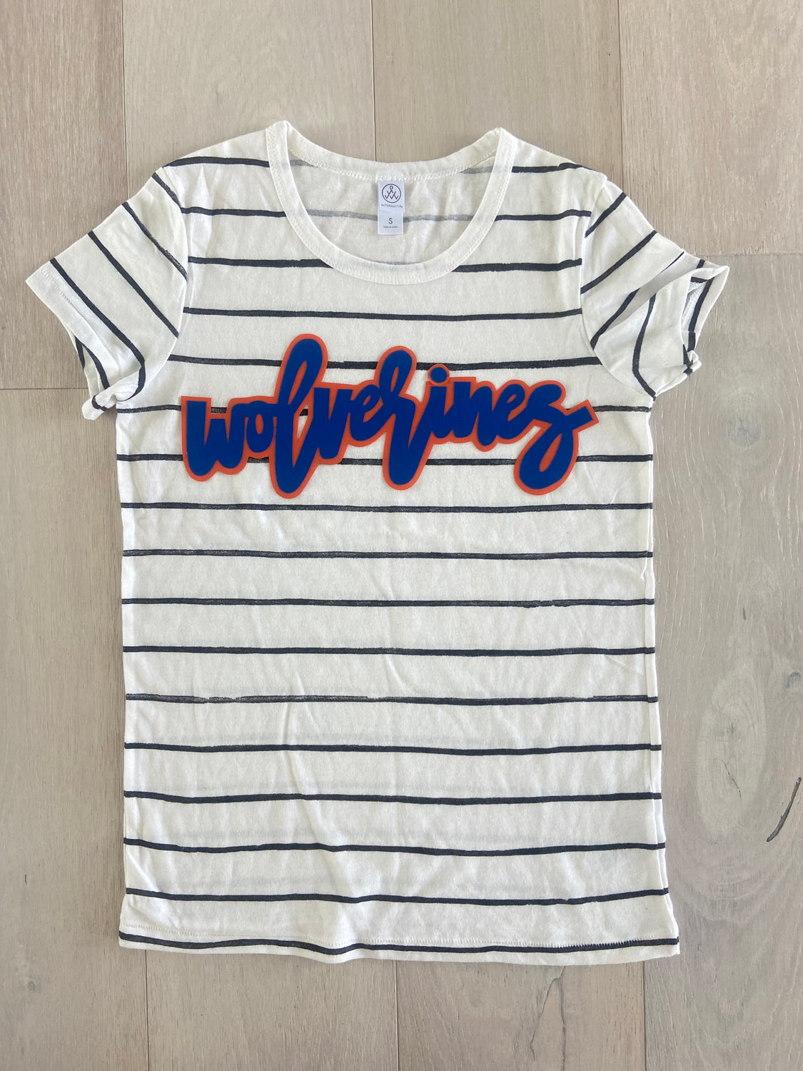 WOLVERINES - STRIPE TEE