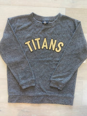 BLOCK TITANS - GREY COZY CREW