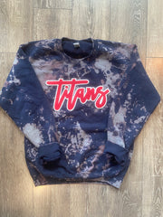 TITANS - NAVY DYED CREW