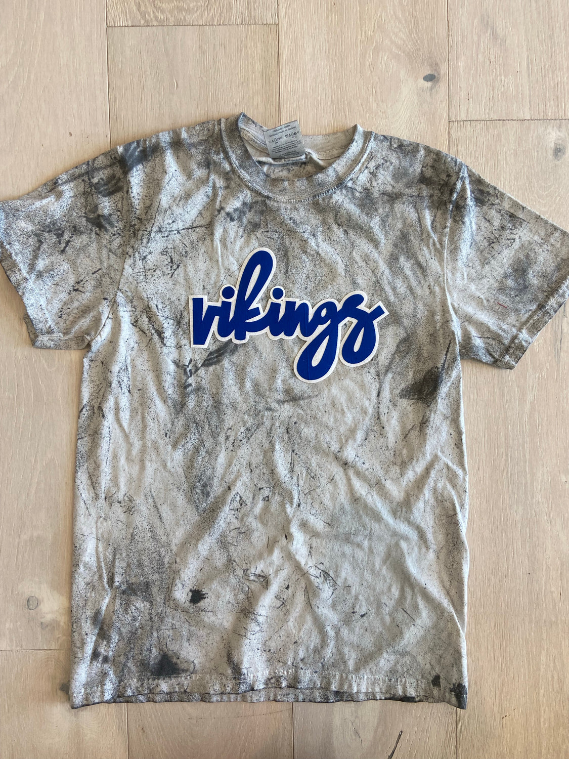 VIKINGS - GREY DYED COMFORT COLORS TEE
