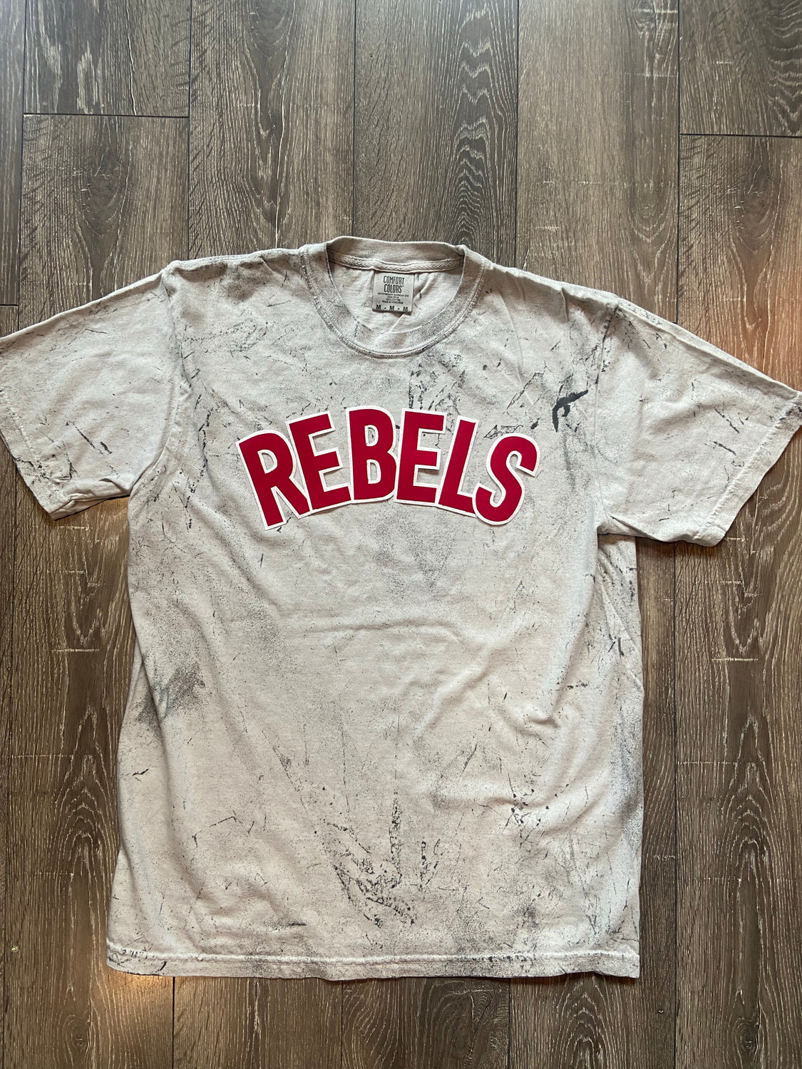 BLOCK REBELS - GREY DYED COMFORT COLORS TEE