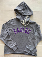 BLOCK EAGLES - GREY LIGHTWEIGHT HOODIE