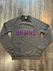 BRUINS - GREY FLEECE CREW