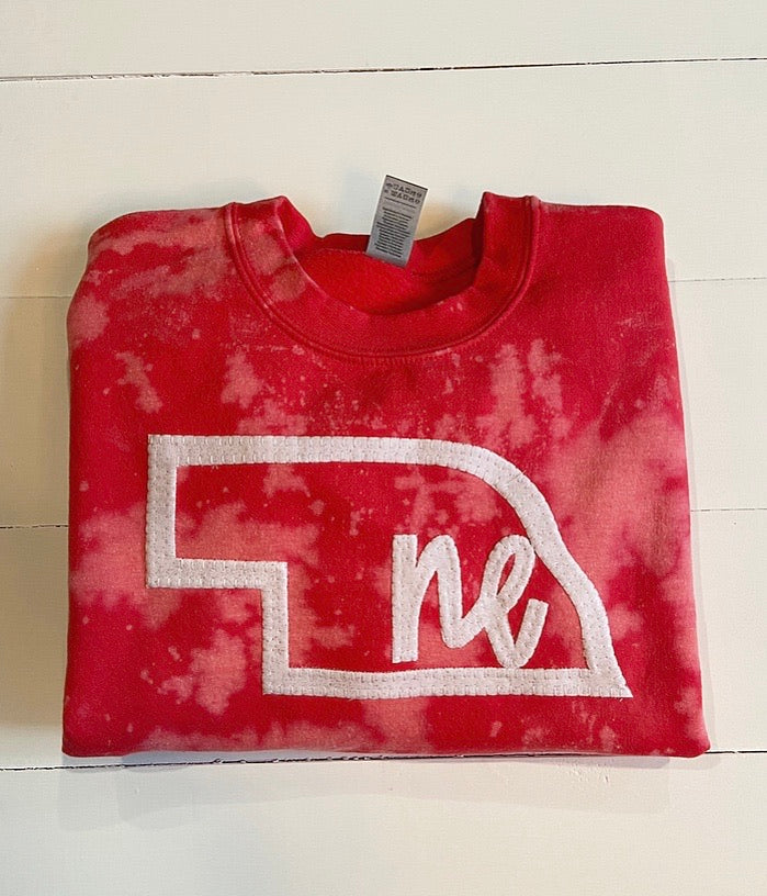 8. STATE + NE • DYED CREW • ADULT/YOUTH/TODDLER