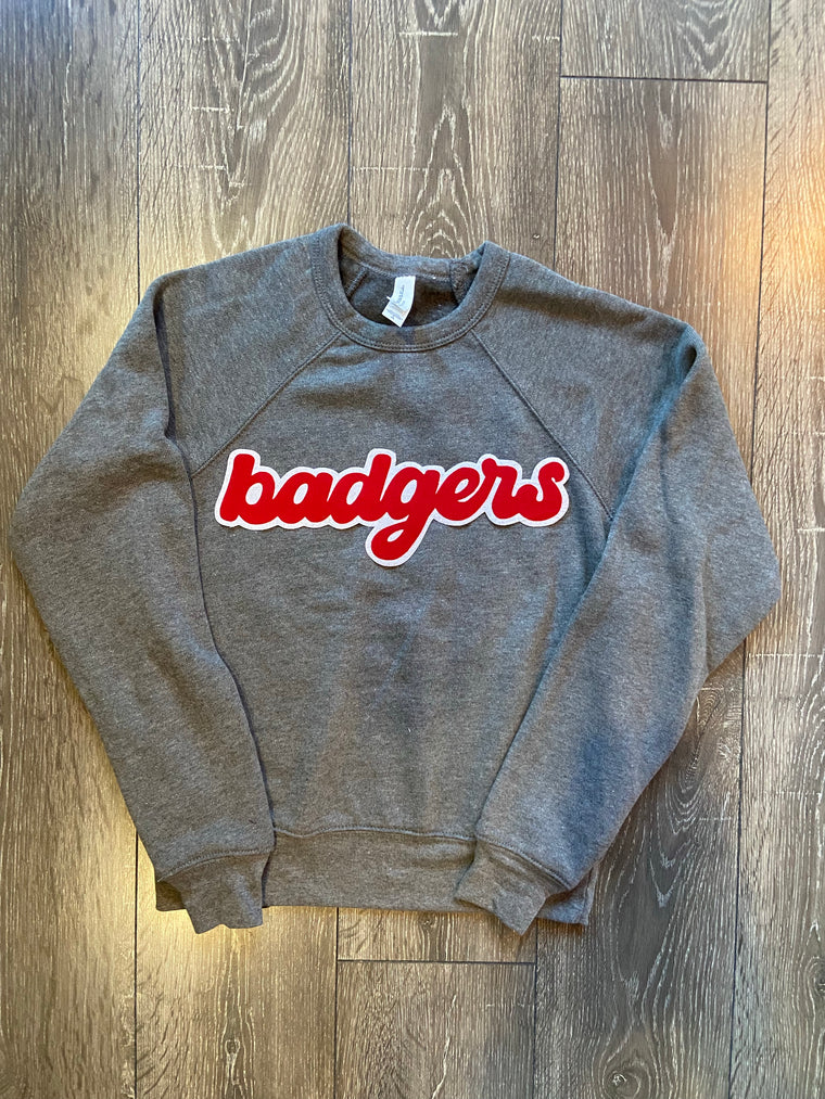 BADGERS - FLEECE CREW (YOUTH + ADULT)