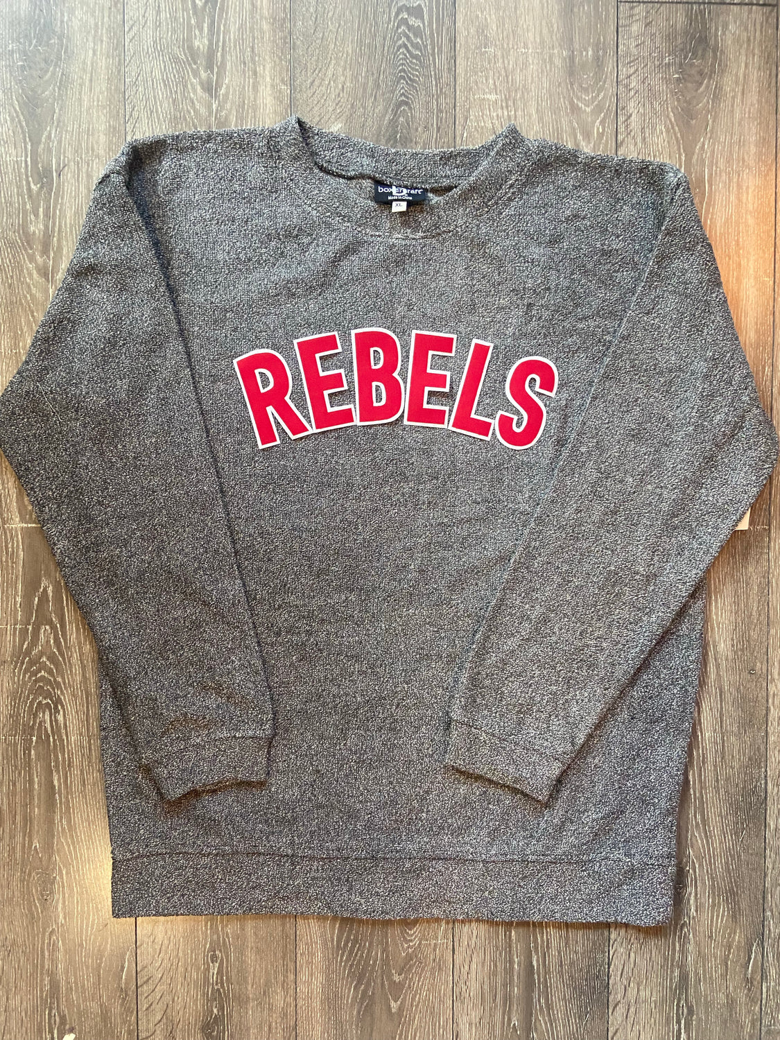 BLOCK REBELS - GREY COZY CREW