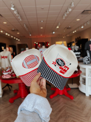 Gingham Hats
