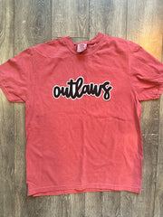 MODERN OUTLAWS - CRIMSON COMFORT COLORS TEE (YOUTH + ADULT)