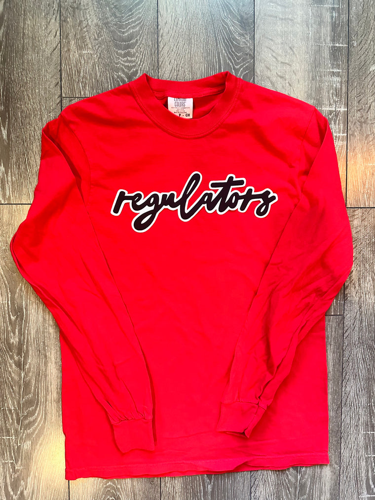 REGULATORS - RED COMFORT COLORS LONG SLEEVE