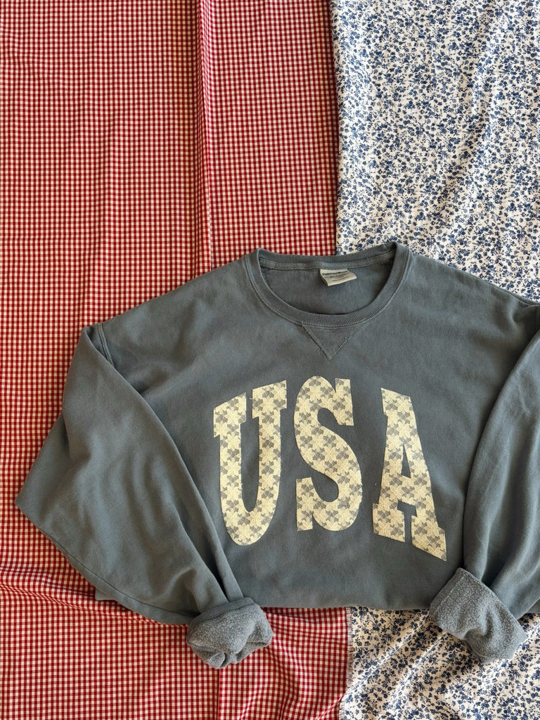 WHITE LACE USA - SALTWATER COMFORTWASH CREWNECK