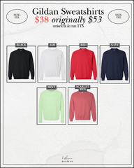 SIZE 3XL | GILDAN CREWNECKS