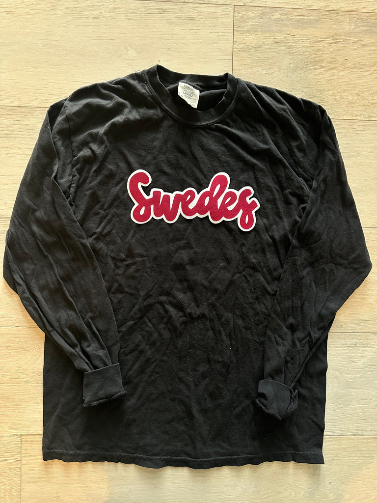 SWEDES - BLACK COMFORT COLORS LONG SLEEVE