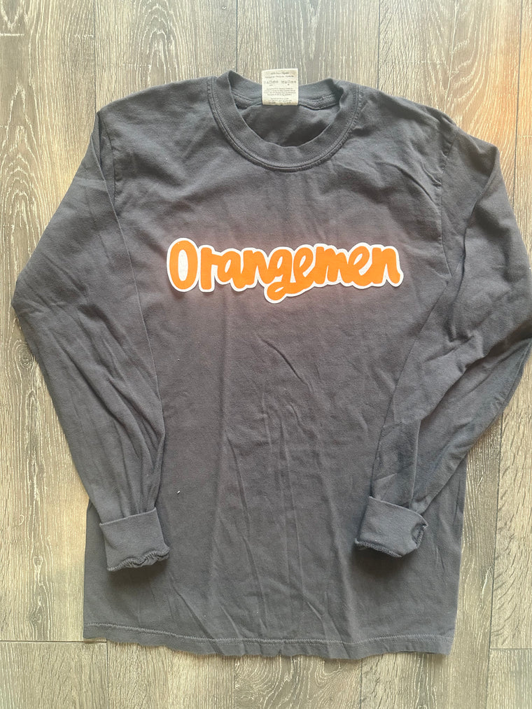 ORANGEMEN  - GREY COMFORT COLORS LONG SLEEVE