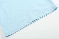 Lil Cactus - Light Blue Golf Hole Polo Shirt: 3T