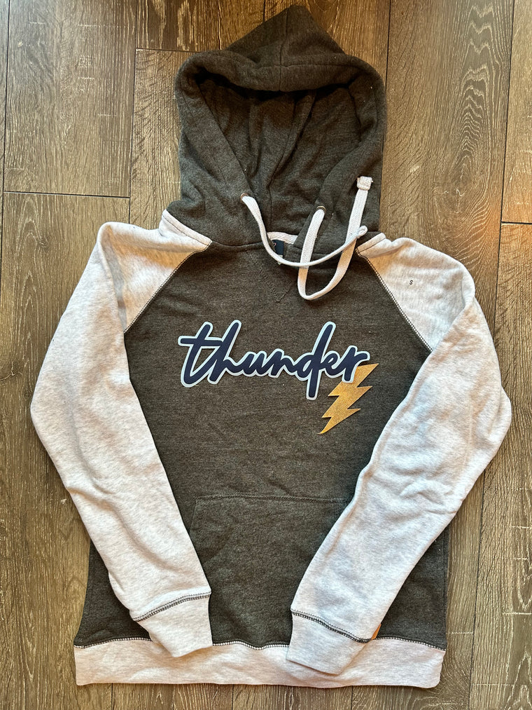 THUNDER w/ BOLT - COLORBLOCK HOODIE
