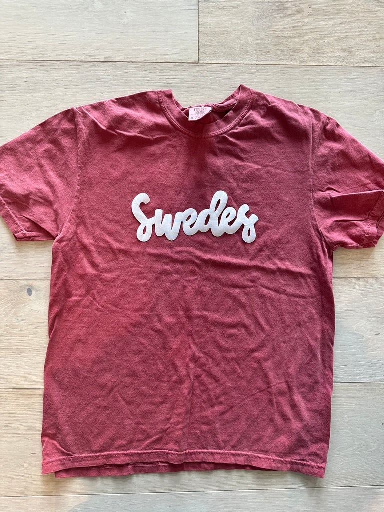 SWEDES - CRIMSON COMFORT COLORS TEE