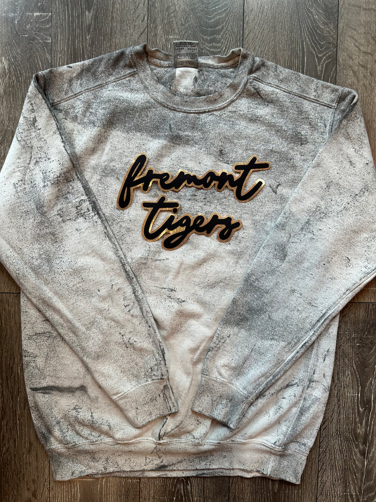 FREMONT TIGERS - GREY DYED COMFORT COLORS CREW