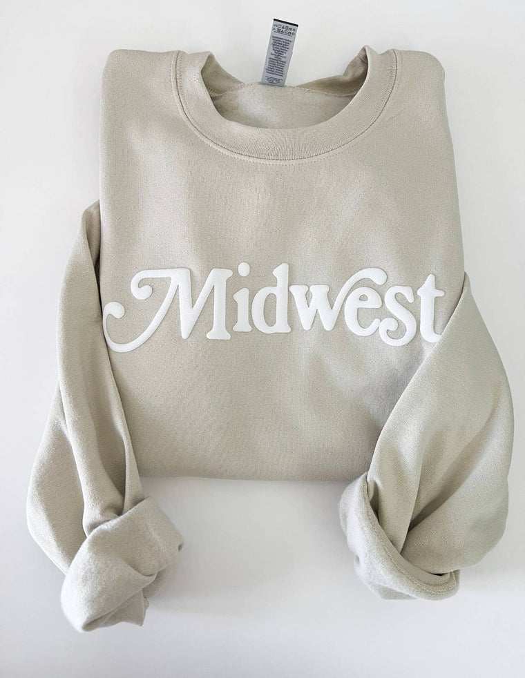 402threads - Midwest Puff Crew - Sand: Large