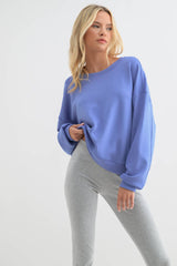 PETAL PINK CROP CREW / M