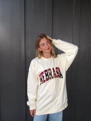 FALL FLANNEL NEBRASKA - IVORY CREW