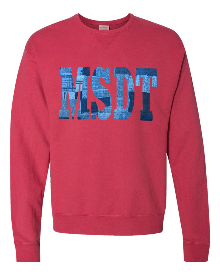 DENIM MSDT - CRIMSON COMFORTWASH CREW