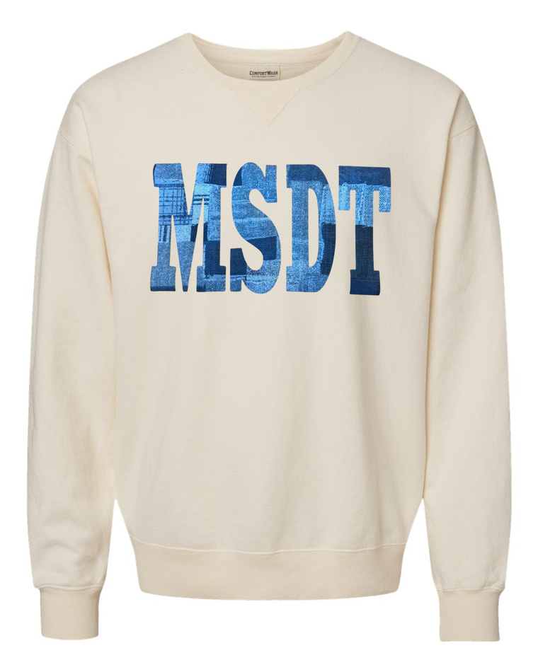 DENIM MSDT - IVORY COMFORTWASH CREW