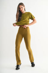 Mono B - Classic Boxy Fit Tee: RED PEAR / S:M:L (2:2:2)