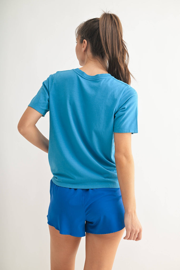 Mono B - Classic Boxy Fit Tee: RED PEAR / S:M:L (2:2:2)