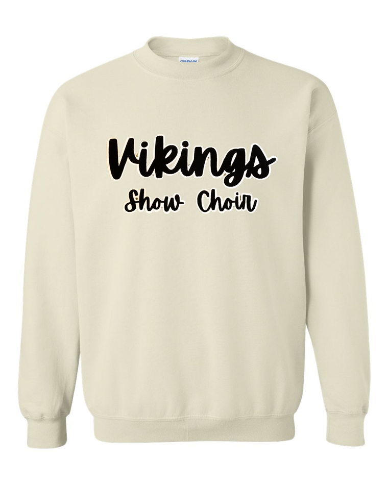 BLACK/WHITE VIKINGS SHOW CHOIR - SAND GILDAN CREW