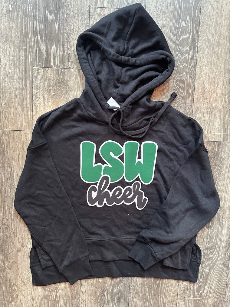 LSW CHEER - BLACK LIGHTWEIGHT HOODIE