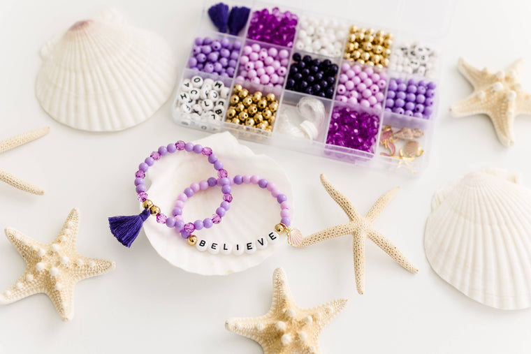 Stacked Sweetly - Mermaid At Heart DIY Stretchy Bracelet Craft Kit