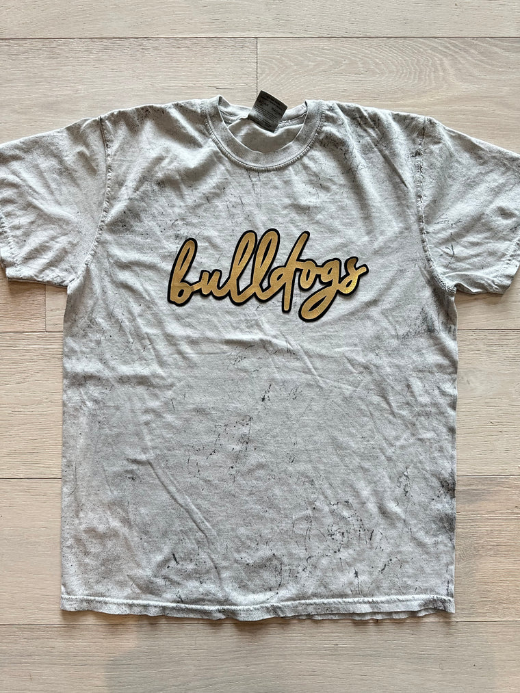 BULLDOGS - DYED COMFORT COLORS TEE