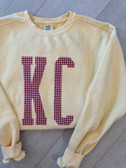 KC - YELLOW COMFORT COLORS CREW