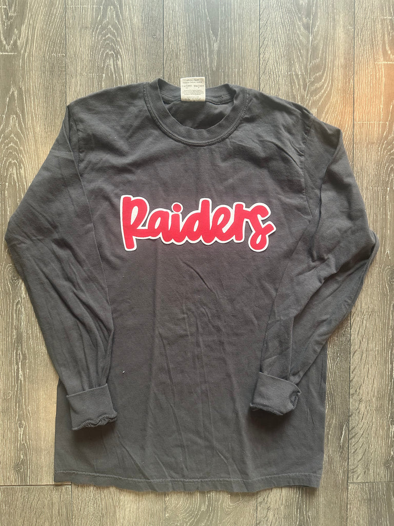 RAIDERS  - GREY COMFORT COLORS LONG SLEEVE