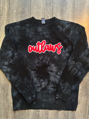 MODERN OUTLAWS - BLACK DYED CREW