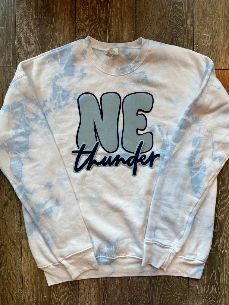 NE THUNDER - BLUE DYED CREW