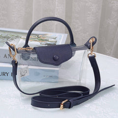 MiMi Wholesale - CB781 Gladys Clear Gameday Mini Crossbody Bag: Red