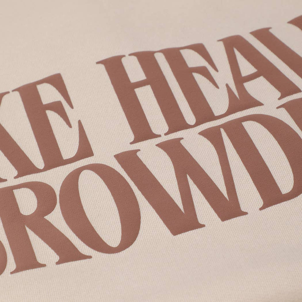 Fashion City - Make Heaven Crowded PUFF MIDWEIGHT Sweatshirt: BROWN SAVANA / S