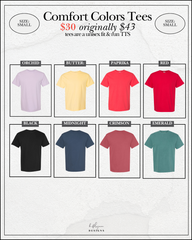 SIZE SMALL | COMFORT COLORS TSHIRTS